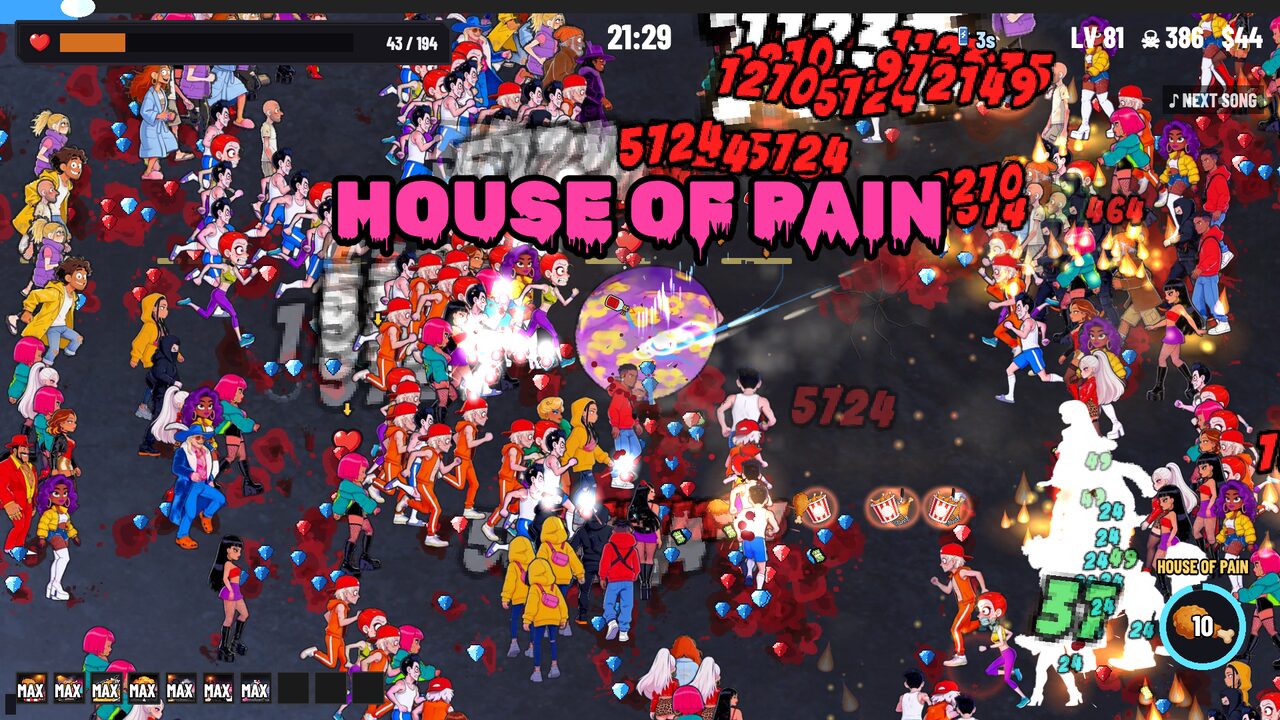 Wanita's House of Pain ultimate in the middle of a dense crowd